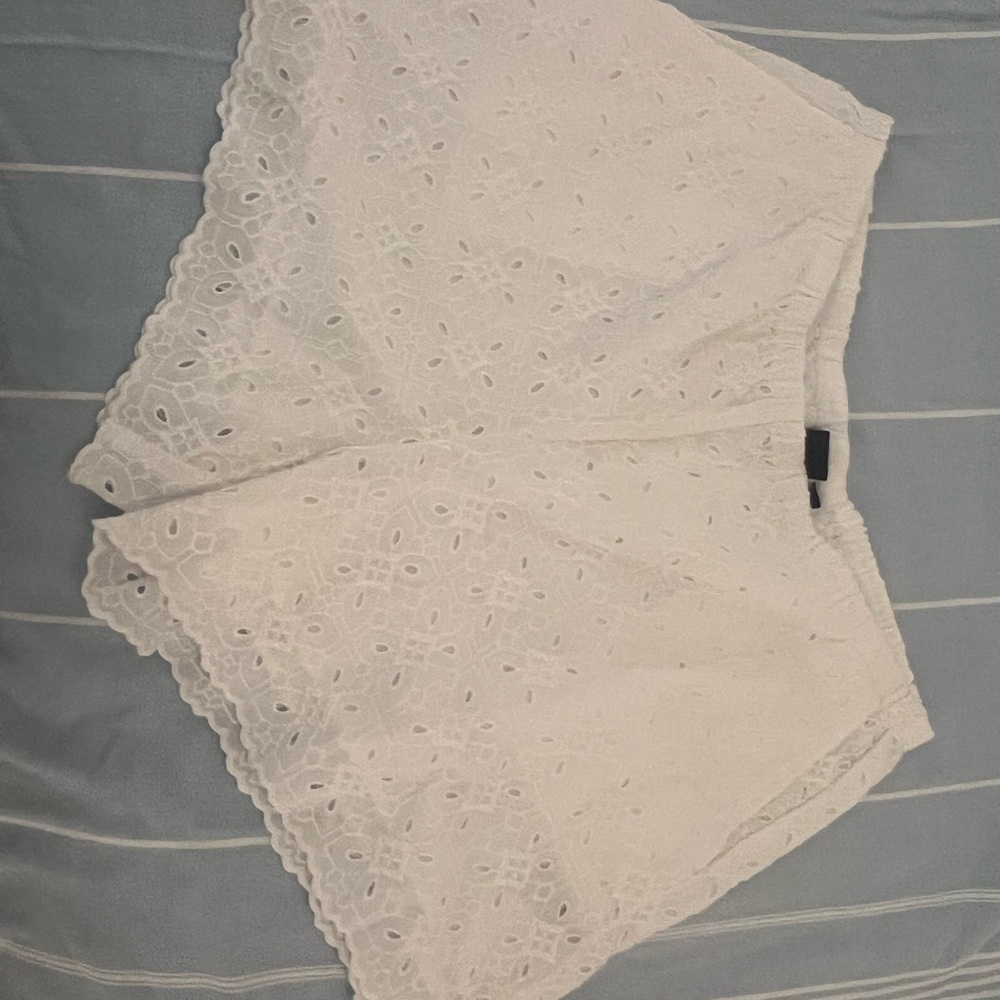 GAP White Eyelet Shorts